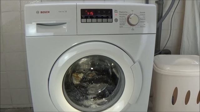 BOSCH WAB28220 washing machine, allergy plus wash 20 degrees program test example movie. 279 смотреть онлайн