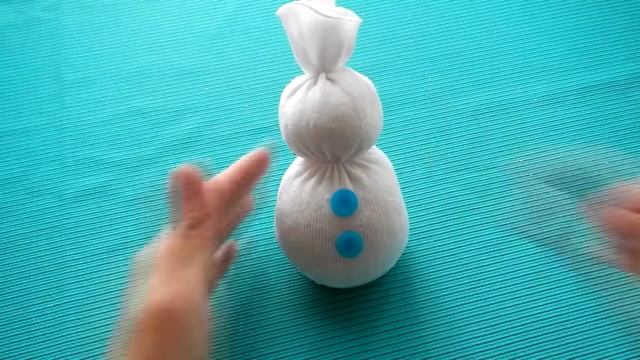Снеговик из носка: мастер-класс смотреть онлайн