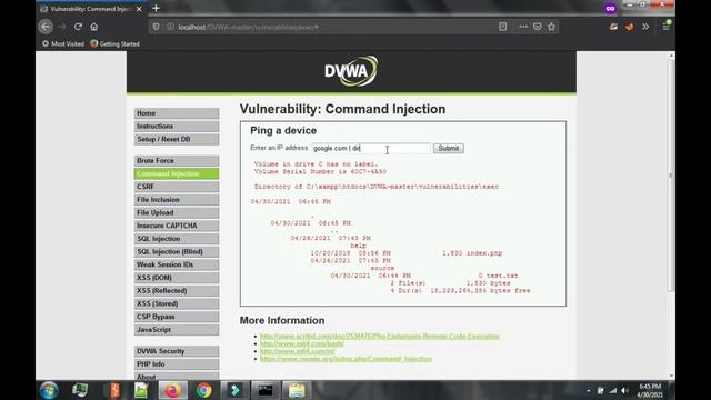 04 Command Injection Vulnerability Full Explanation and Live Practical Demo || DVWA смотреть онлайн