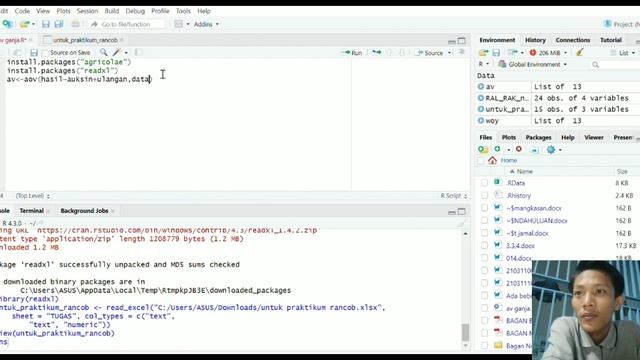 RAL non Faktorial witch Rstudio смотреть онлайн