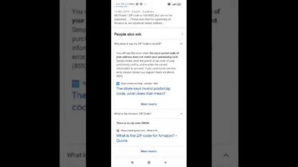 Fix Please enter a valid ZIP or Postal Code in amazon Address Problem  | Amazon enter valid postal