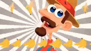 Веселый трактор собирает урожай, песенки для детей.