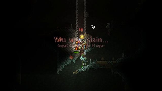 Terraria 1 HP Hardcore strikes again смотреть онлайн