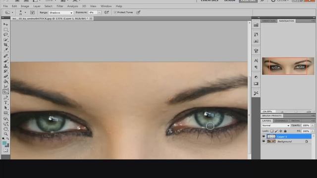 Photoshop eyes tutorial смотреть онлайн