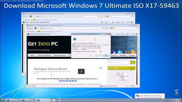 Download Microsoft Windows 7 Ultimate 32-Bit x86 Build 7600 Free ISO смотреть онлайн