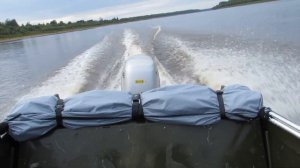 Казанка 5м3//Тест гребных винтов с мотором Хонда 30 л.с./ Шаг 11,12,13