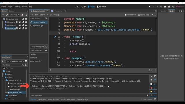 Godot 4 Grupos desde Código | Godot 4 Tutorial de Grupos #2 смотреть онлайн