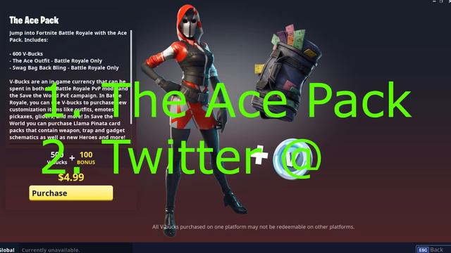 HOW TO GET "THE ACE " STARTER PACK FOR FREE in FORTNITE! (THE ACE STARTER PACK 3 FREE) смотреть онлайн