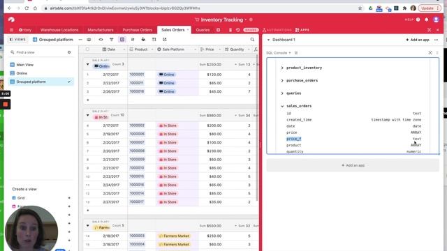 Using the Sync Inc app to query your base | Airtable tutorial смотреть онлайн