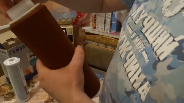 Замена картриджей на фильтре Гейзер-3 смотреть онлайн