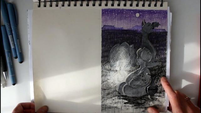 Inktober 2020!!! мой запоздалый обзор на скетчбук ))) смотреть онлайн