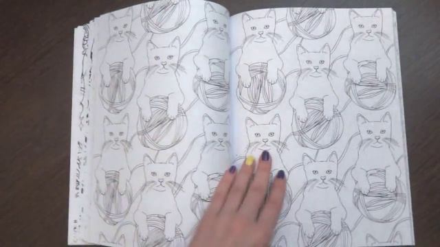 Обзор на раскраску-антистресс "Кототерапия" смотреть онлайн