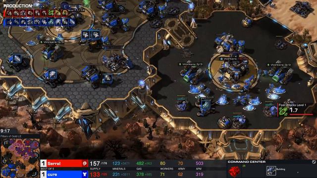 StarCraft 2: SERRAL VS CURE! (Best-of-5) смотреть онлайн