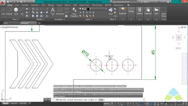 AutoCAD 2016 | Dimension смотреть онлайн