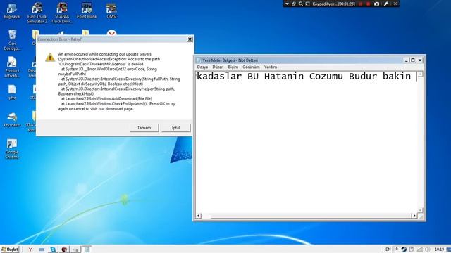 ETS 2 - TruckersMP Connection Error Retry Hatasi Cozumu 100% смотреть онлайн