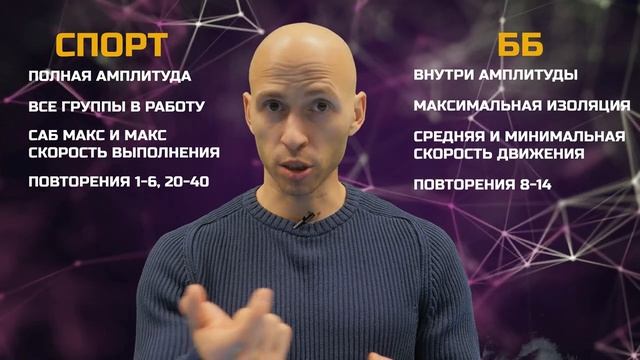 СПОРТ И БОДИБИЛДИНГ В ЧЕМ РАЗНИЦА ТРЕНИРОВОК ? смотреть онлайн