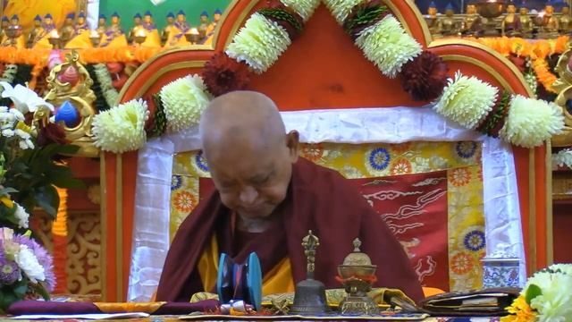 Лама Сопа Ринпоче - Ретрит в Элисте (18.10.2019) смотреть онлайн