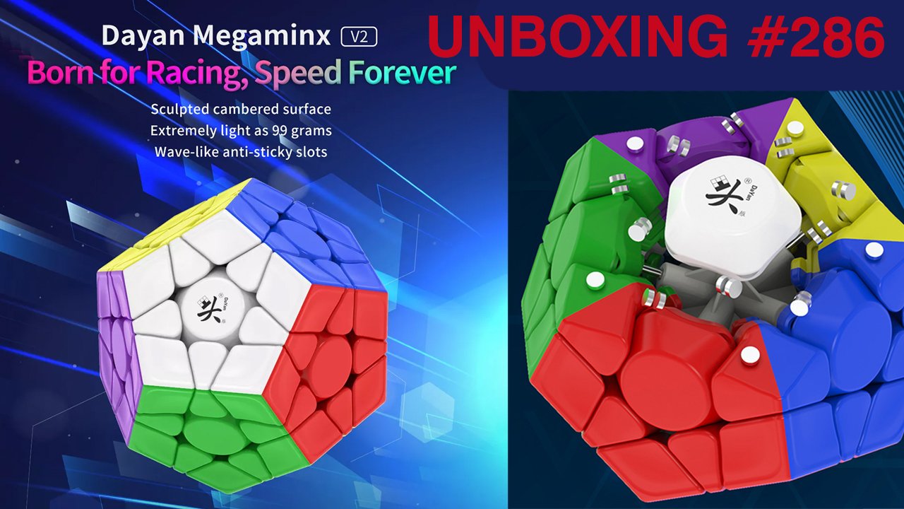 Unboxing №286 Dayan Megaminx v2 M. Обзор смотреть онлайн