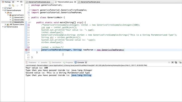 Java Tutorial | Passing Multiple Parameters in Generic Class смотреть онлайн