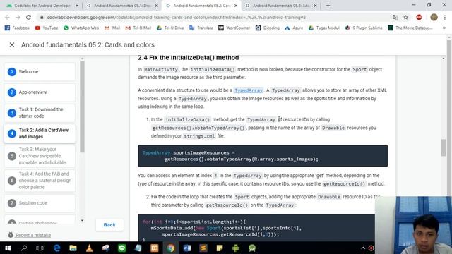 Tutorial Lesson 5: Delightful User Experience from Codelabs Android Developer смотреть онлайн