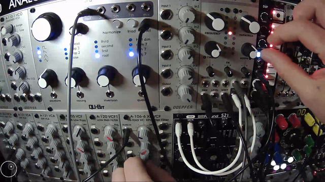 Mutable Instruments - Plaits & Qu-Bit - Chord randomly sequenced by Ornament & Crime (Quantermain) смотреть онлайн