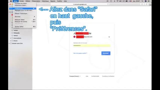 Retrouver les mots de passe dans Safari - Mac смотреть онлайн