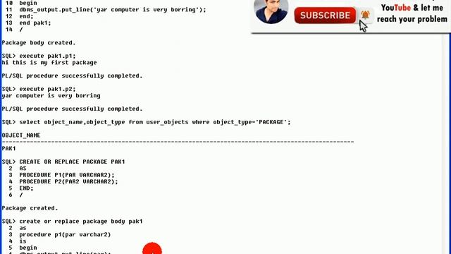 pl-sql in pashto & dari #10 package смотреть онлайн