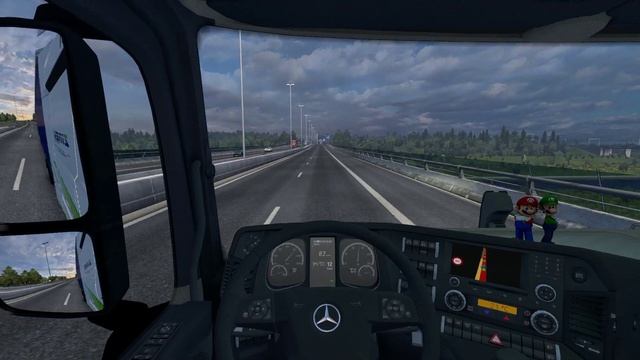 Mercedes Benz Lowdeck - Promods 2.41 in Germany смотреть онлайн