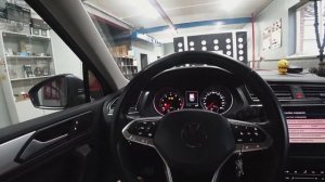 VW Tiguan. Адаптивный круиз и камера ассистентов