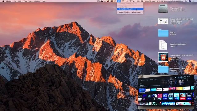 How To AIRPLAY Your MacBook Pro Computer To A 4K TV - New | Basic Tutorial