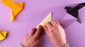 Голубь мира простое оригами для начинающих [Хорошее объяснение].