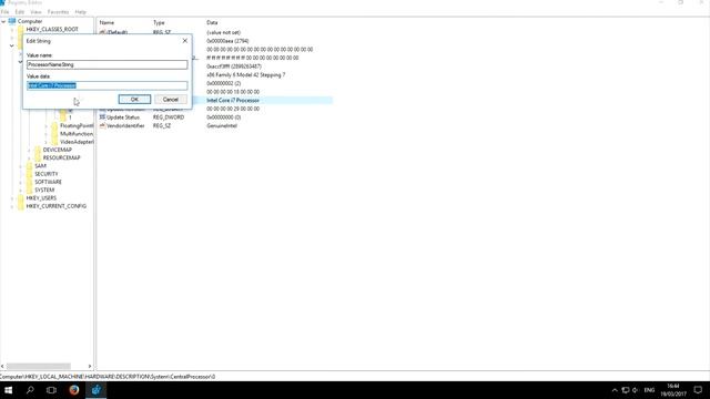 How to change the name of processor in windows 10, 8, 7 смотреть онлайн