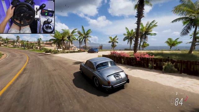I rebuilt a JAGUAR MKII 1959 Forza Horizon 5 4K extreme picture quality steering wheel car game смотреть онлайн