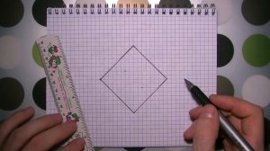 3D Октаэдр ОБЪЕМНЫЙ РИСУНОК  ПО КЛЕТОЧКАМ #pixelvideo