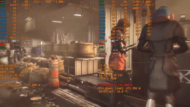 Deus Ex Mankind Divided 6400t vs Threadripper 1950X VEGA 56 BIOS 64 dx 12 1920X1080 смотреть онлайн