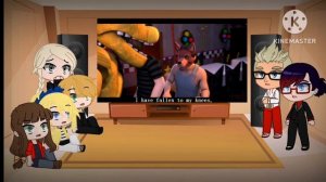 MLB/Miraculous Ladybug Villains and Amilie react to Afton Family Remix FNAF