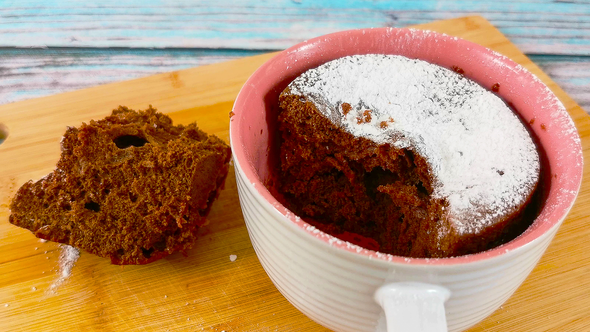 Шоколадный кекс в кружке. Быстрый рецепт за 5 минут смотреть онлайн