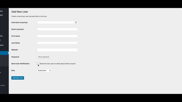 How to add a user using the WordPress CMS смотреть онлайн