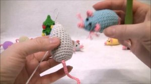 Мышка малышка крючком. Вяжем простую мышку.