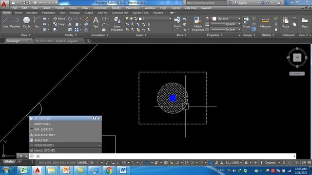 Autocad Erase, Explode and scale Video 13 смотреть онлайн