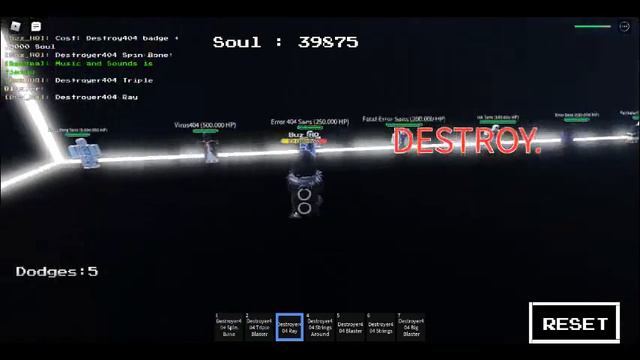 Undertale Battle Of Multiverse Remake Destroyer 404 (Destroy 404) Showcase смотреть онлайн