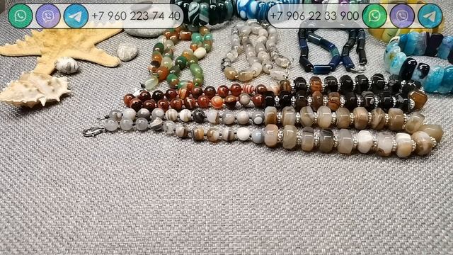 Натуральные камни  Новиночки! Агаты и посеребрение с фианитами  Готовимся к Новому году!