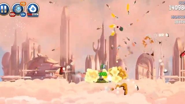 Angry Birds Star Wars II - Boba Fett (OP) vs. All Boss Levels смотреть онлайн