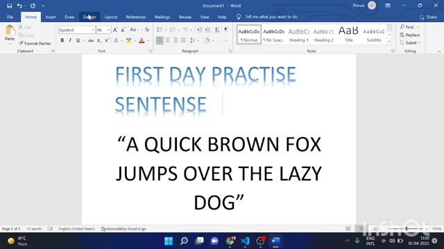 ||Typing practice (Day-1)||..A to Z all alphabet cover in one sentence #typingspeed смотреть онлайн