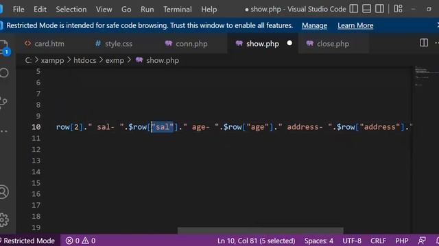 #18دورة mysql & php دالتي row و array смотреть онлайн