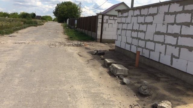 Бетонирование силовой рамы под откатные ворота забора. смотреть онлайн