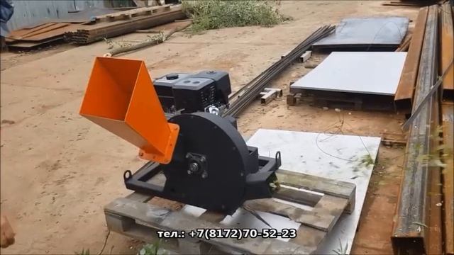 Щеподробилка "ОЩС-4" измельчитель веток дерева смотреть онлайн