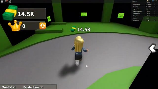 Как заработать много денег за 5 минут в роблокс симулятор миллиардера Billionaire Simulator roblox смотреть онлайн
