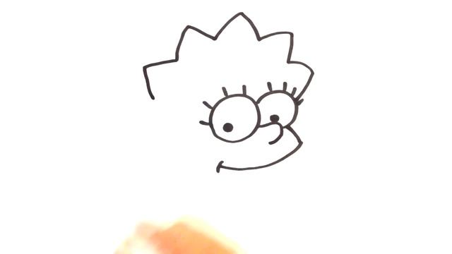 Lisa SIMPSON! how to draw LISA Simpson. смотреть онлайн