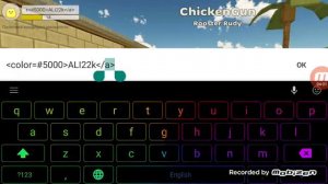 Как сделать Радужный ник в Чикен Ган